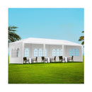 Gazebo 3X9 Marquee Party Wedding Outdoor Tent Canopy Camping White