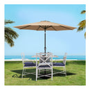 Outdoor Umbrella Umbrellas Beach Pole Garden Tilt Sun Patio Uv
