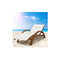 Outdoor Wooden Sun Lounge Setting Day Bed Chair