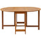 Outdoor Acacia Wood Oval Drop Leaf Table