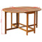 Outdoor Acacia Wood Oval Drop Leaf Table