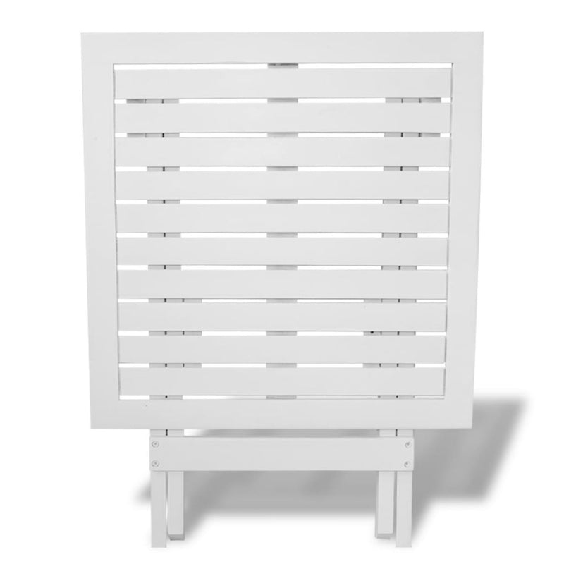 Outdoor Coffee / Side Table Acacia Wood - White