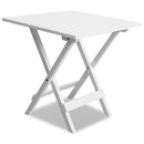 Outdoor Coffee / Side Table Acacia Wood - White