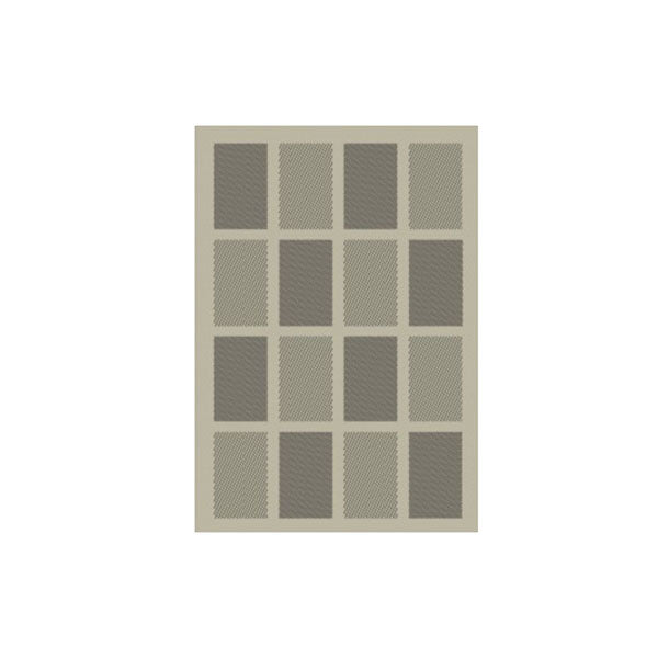 Outdoor Patch Silver Rug