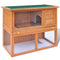 Outdoor Rabbit Hutch with 1 Door