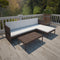 Outdoor Sofa Set Poly Rattan (9 Pcs)