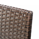 Outdoor Sofa Set Poly Rattan (9 Pcs)