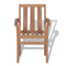 Outdoor Stackable Chairs 2 Pcs Solid Teak