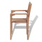 Outdoor Stackable Chairs 2 Pcs Solid Teak