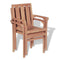 Outdoor Stackable Chairs 2 Pcs Solid Teak