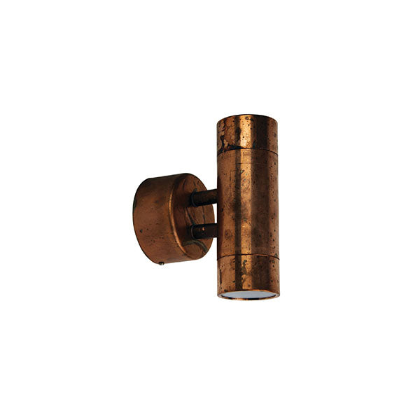 Outdoor Up Down Wall Light Copper 240 V