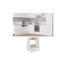 Oven Cabinet White Engineered Wood