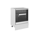 Oven Cabinet White Engineered Wood