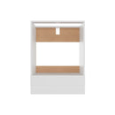 Oven Cabinet White Engineered Wood