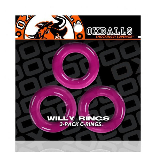 OxBalls Willy Rings Hot Pink