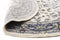 Palace Aisha Oriental Round Rug White Blue