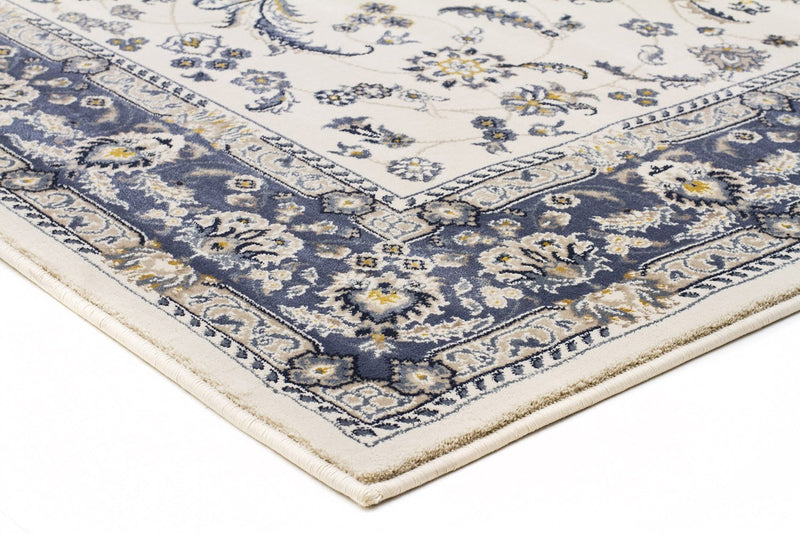 Palace Aisha Oriental Rug White Blue