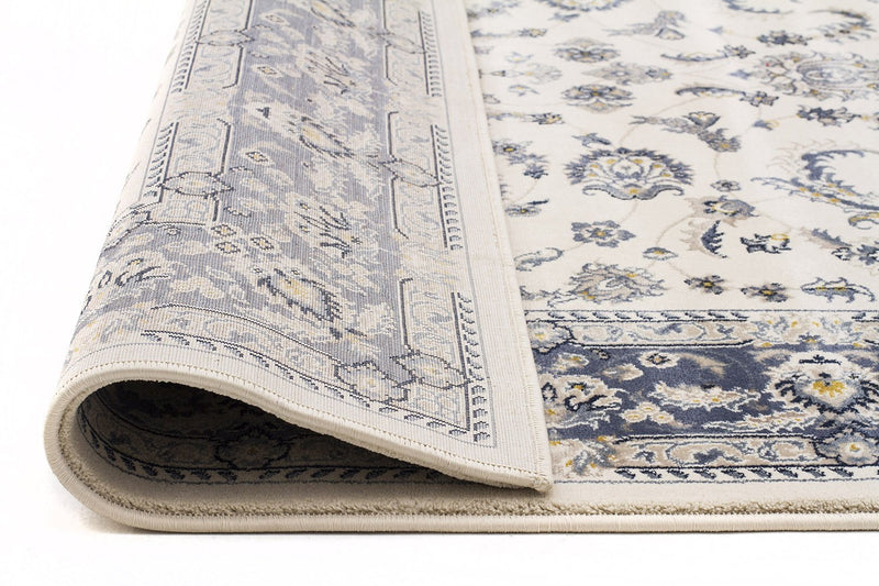 Palace Aisha Oriental Rug White Blue