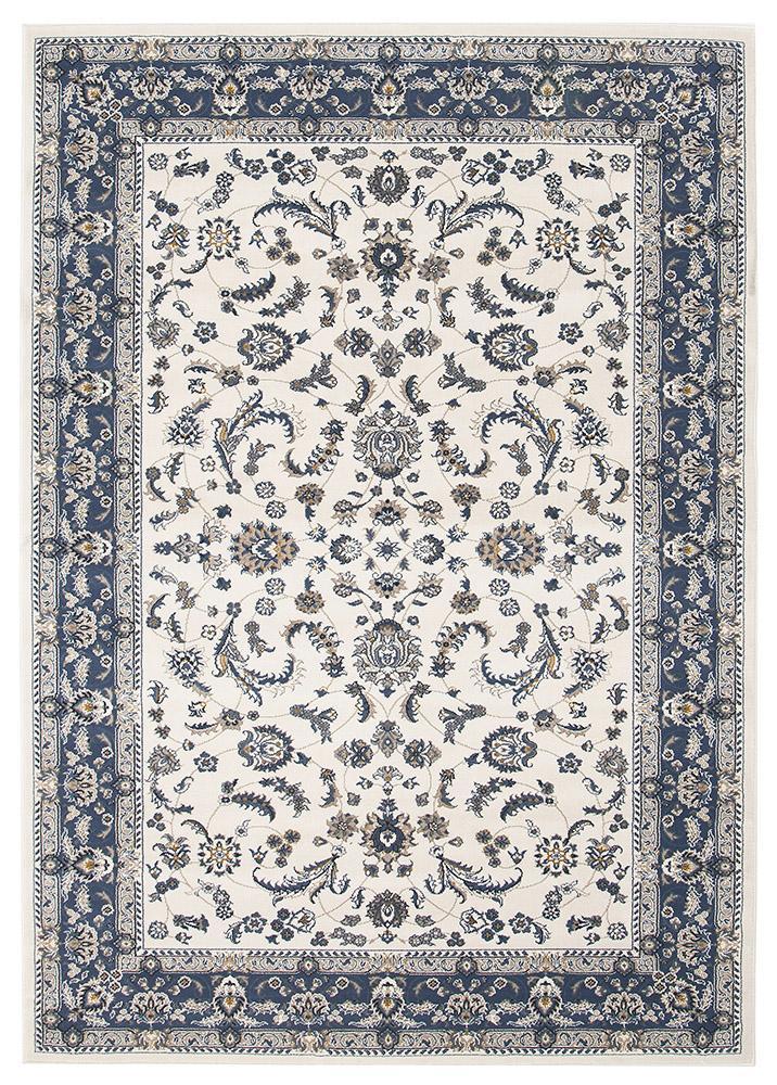 Palace Aisha Oriental Rug White Blue