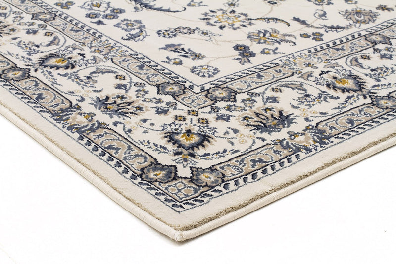 Palace Aisha Oriental Rug White White