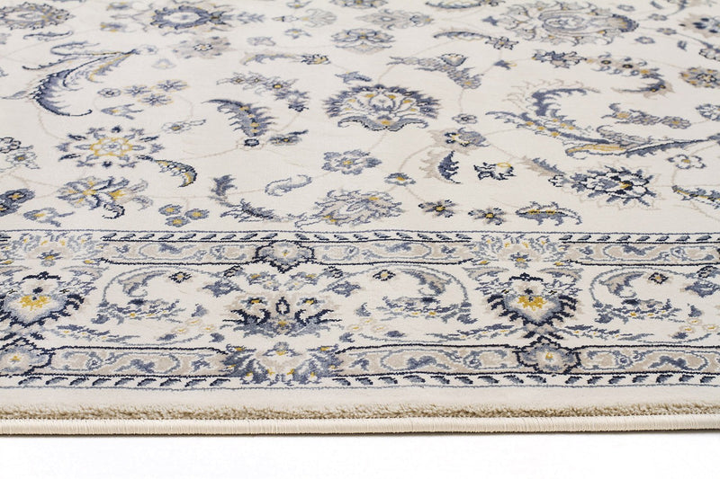 Palace Aisha Oriental Rug White White