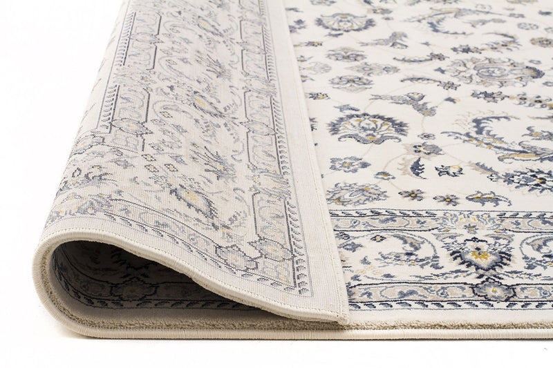 Palace Aisha Oriental Rug White White