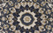 Palace Manal Oriental Round Rug Blue White