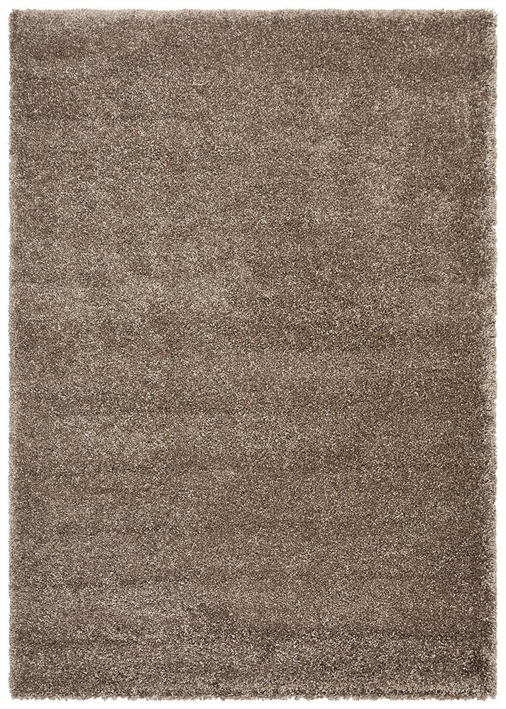Pandora Collection Thick Soft Polar Latte Shag Rug