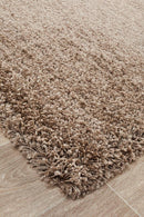 Pandora Collection Thick Soft Polar Latte Shag Rug