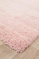 Pandora Collection Thick Soft Polar Pink Shag Rug