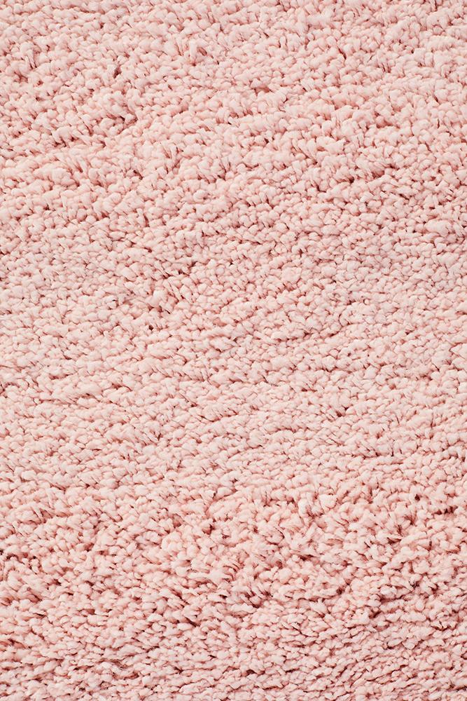 Pandora Collection Thick Soft Polar Pink Shag Rug