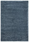 Pandora Collection Thick Soft Polar Teal Shag Rug