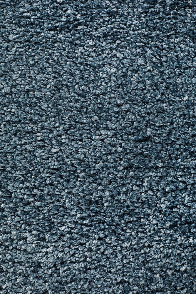 Pandora Collection Thick Soft Polar Teal Shag Rug