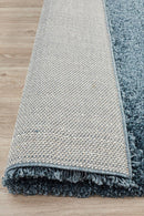 Pandora Collection Thick Soft Polar Teal Shag Rug