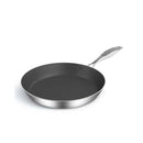 Soga Stainless Steel Fry Pan 22Cm Induction Frypan Non Stick Interior