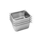 Soga 4X Gastronorm Full Size Gn Pan 15Cm Deep Stainless Steel Tray