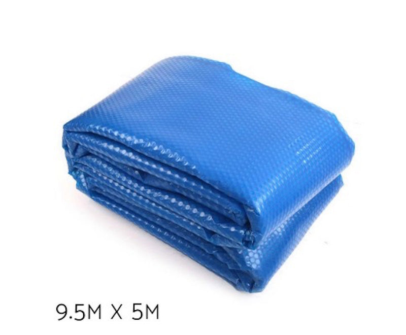 Aquabuddy 5 x 9.5M Solar Swimming Bubble Pool Cover - Blue