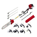 4 Stroke Pole Chainsaw Brush Cutter Hedge Trimmer Saw Multi Tool