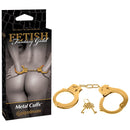 Fetish Fantasy Gold Metal Cuffs Restraints