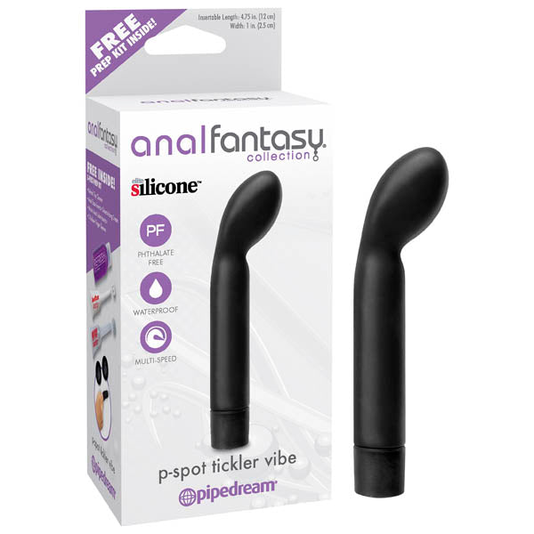 Anal Fantasy Collection P Spot Tickler Vibe Black 12 cm Prostate Vibrator