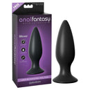 Elite Collection Large Black Usb Rechargeable Vibrating Butt Plug