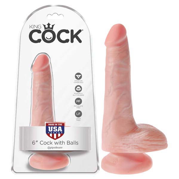 King Cock 6 With Balls Flesh Dong