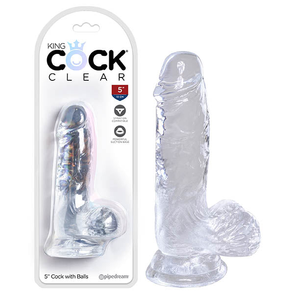 King Cock Clear 5 Dong With Balls