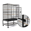 Pet Bird Cage Black Large