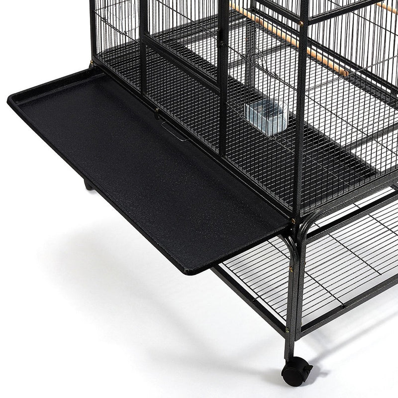 Pet Bird Cage Black Large