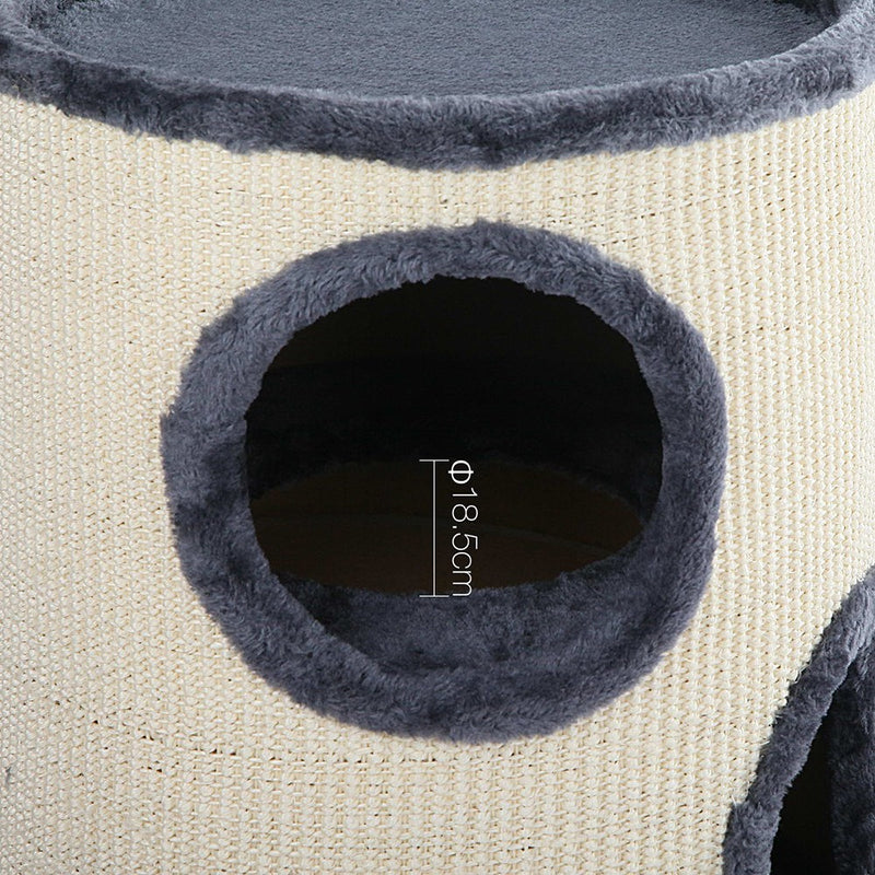 Cat Tree 70Cm Trees Scratching Post Tower Condo House Furniture Wood