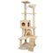 Cat Tree 193Cm Trees Scratching Post Tower Condo House Furniture Wood