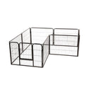 8 Panel Pet Dog Playpen Exercise Enclosure Fence Portable 80 x 60 Cm