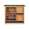 Foldable Ramp Double Storey Rabbit Hutch