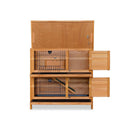 Foldable Ramp Double Storey Rabbit Hutch